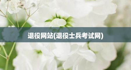 退役网站(退役士兵考试网)