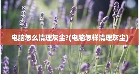 电脑怎么清理灰尘?(电脑怎样清理灰尘)