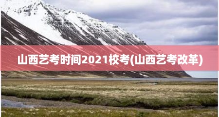 山西艺考时间2021校考(山西艺考改革)