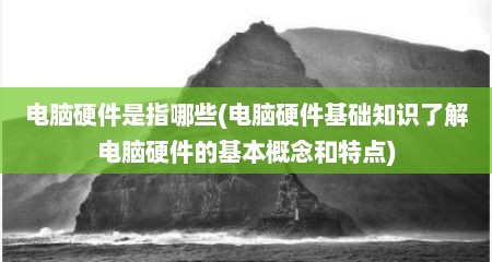 电脑硬件是指哪些(电脑硬件基础知识了解电脑硬件的基本概念和特点)