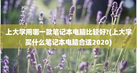 上大学用哪一款笔记本电脑比较好?(上大学买什么笔记本电脑合适2020)