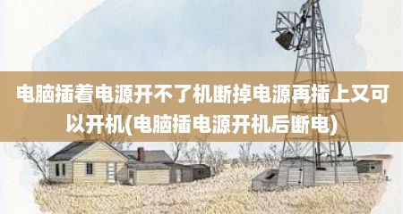 电脑插着电源开不了机断掉电源再插上又可以开机(电脑插电源开机后断电)