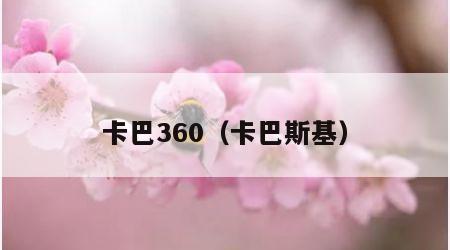 卡巴360（卡巴斯基）