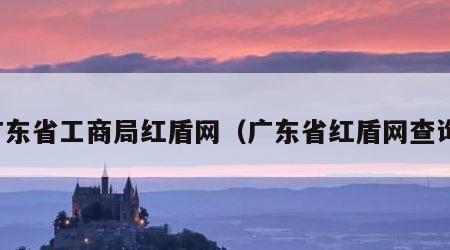 广东省工商局红盾网（广东省红盾网查询）