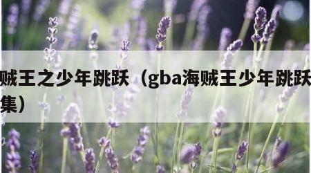 海贼王之少年跳跃（gba海贼王少年跳跃全收集）