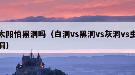 太阳怕黑洞吗（白洞vs黑洞vs灰洞vs虫洞）