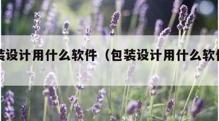 包装设计用什么软件（包装设计用什么软件做）