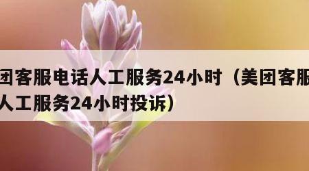 美团客服电话人工服务24小时（美团客服电话人工服务24小时投诉）