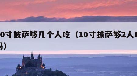 10寸披萨够几个人吃（10寸披萨够2人吃吗）