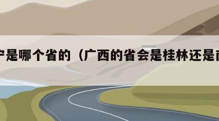 南宁是哪个省的（广西的省会是桂林还是南宁）