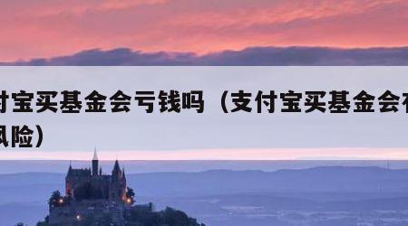 支付宝买基金会亏钱吗（支付宝买基金会有什么风险）