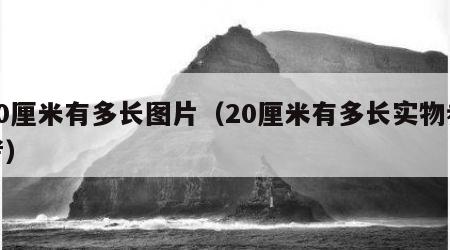 20厘米有多长图片（20厘米有多长实物参考）