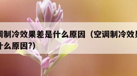 空调制冷效果差是什么原因（空调制冷效果差是什么原因?）