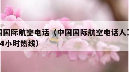 中国国际航空电话（中国国际航空电话人工服务24小时热线）