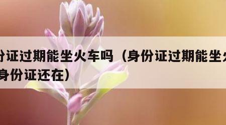 身份证过期能坐火车吗（身份证过期能坐火车吗,身份证还在）