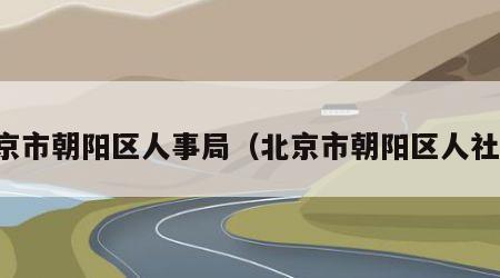 北京市朝阳区人事局（北京市朝阳区人社局）