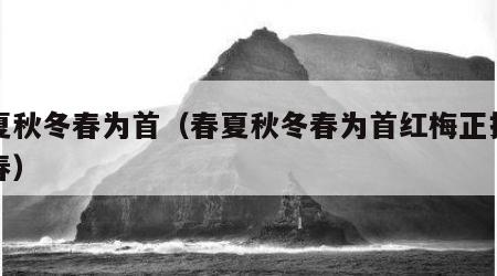 春夏秋冬春为首（春夏秋冬春为首红梅正报万家春）