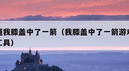 知道我膝盖中了一箭（我膝盖中了一箭游戏辅助工具）