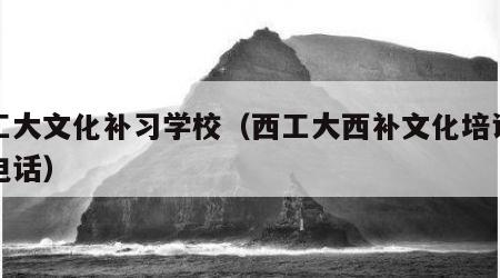 西工大文化补习学校（西工大西补文化培训中心电话）